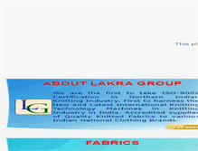 Tablet Screenshot of lakragroup.com